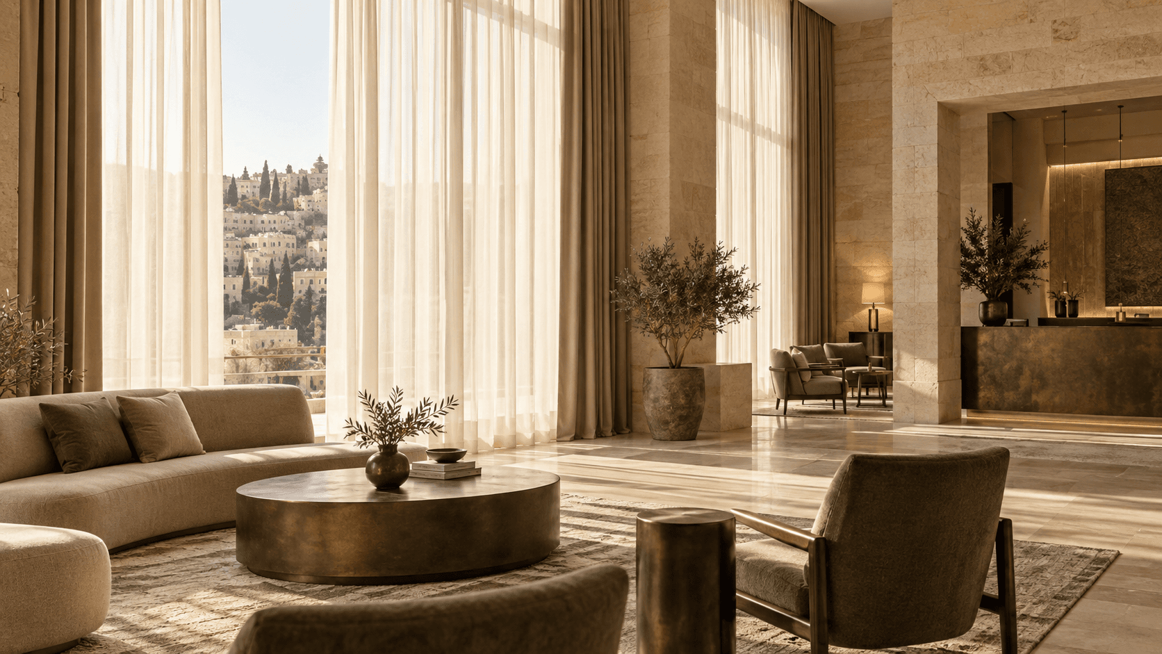 ستائر الفنادق والمطاعم